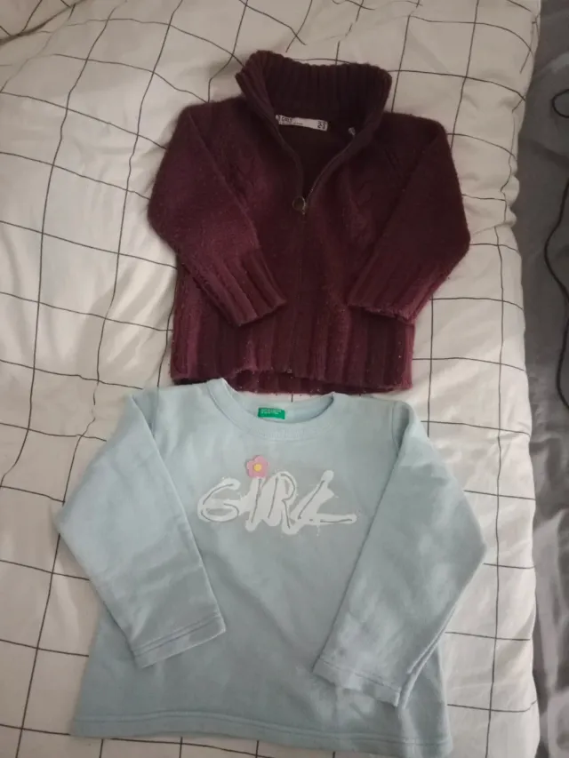 Lote 2 jerséis niña Talla 2/3 años