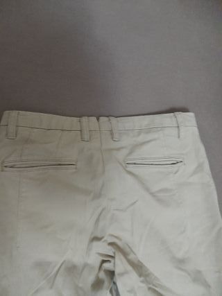 2 pantaloni ragazzo beige/giallo taglia 44