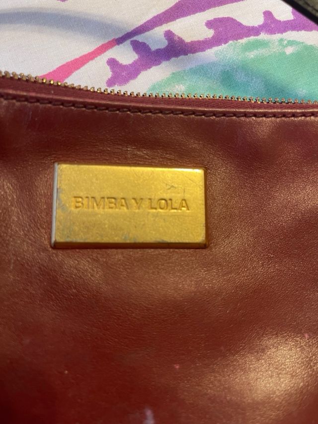 Bolso Bimba y Lola PIEL granate