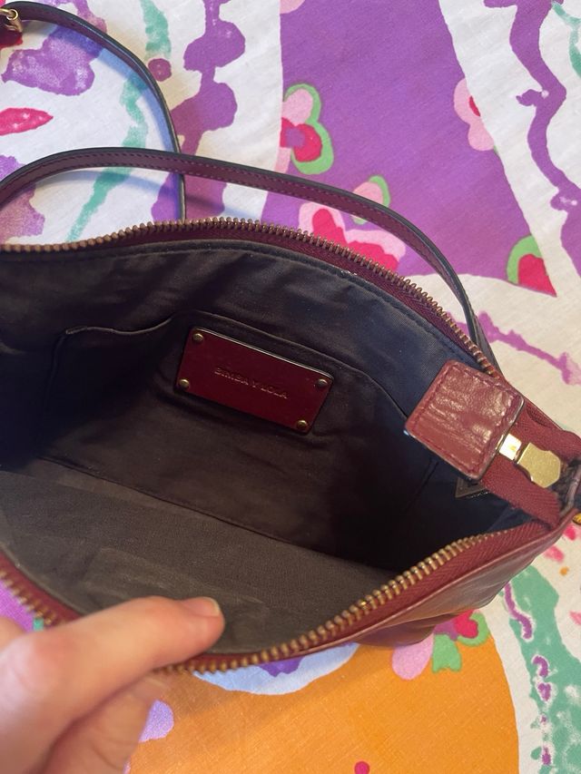 Bolso Bimba y Lola PIEL granate