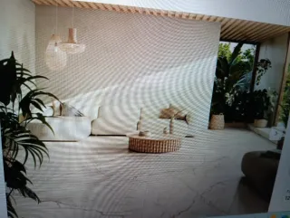 Azulejo porcelánico efecto mármol beige
