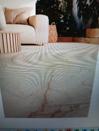 Azulejo porcelánico efecto mármol beige