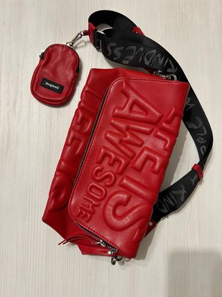 Bolso Desigual Rojo con Monedero