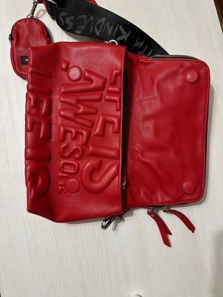 Bolso Desigual Rojo con Monedero