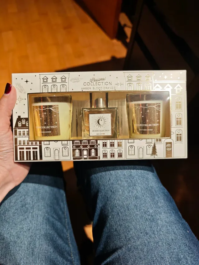 Set Regalo Velas y Ambientador Navidad