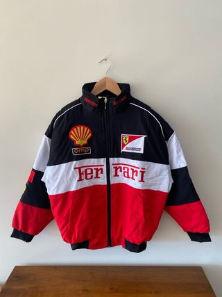 Chaqueta Ferrari Racing Negra y Roja
