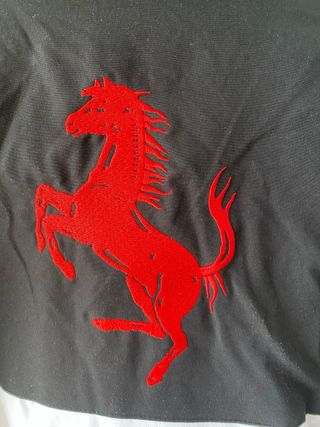 Chaqueta Ferrari Racing Negra y Roja