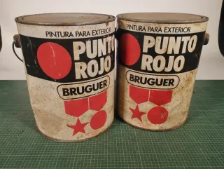 2 Botes Pintura Esmalte Bruguer color Marfil 6kg
