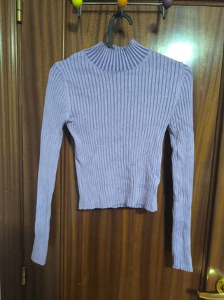 Camiseta Canale Manga Larga Lila