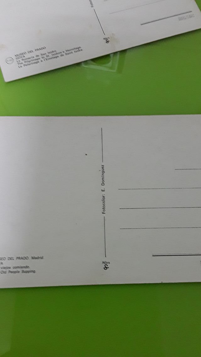 Antiguas Postales Goya Años 70