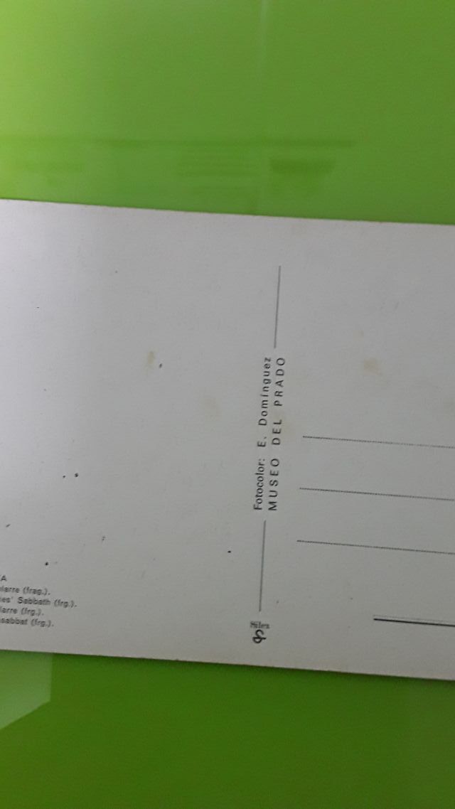 Antiguas Postales Goya Años 70