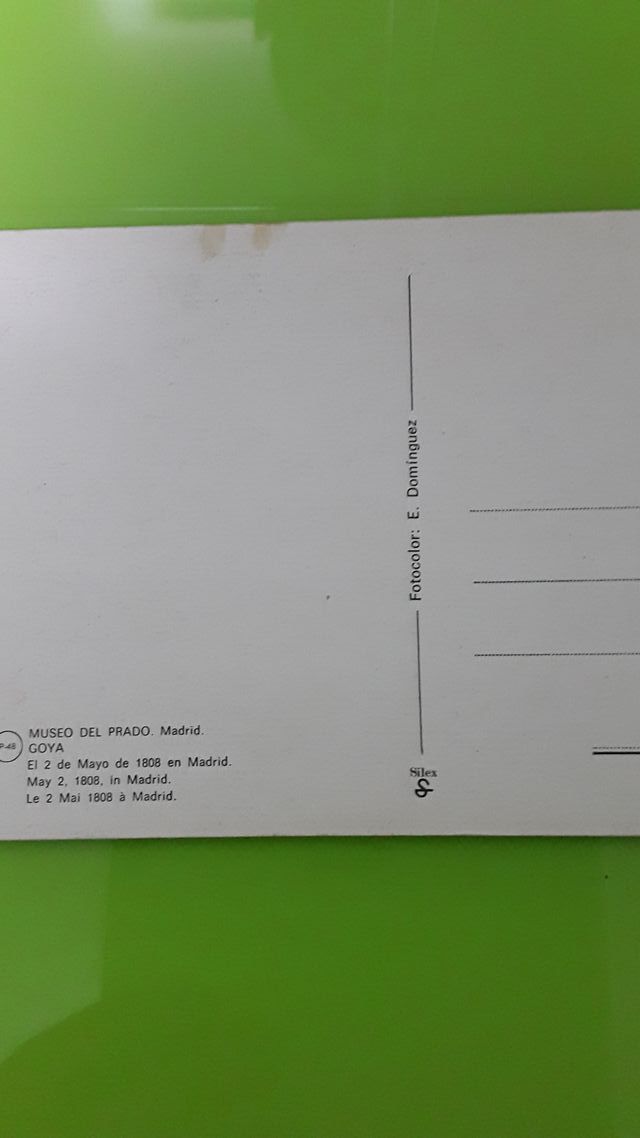 Antiguas Postales Goya Años 70