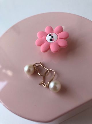 Pendientes Vintage Oro 14k 585 Perlas