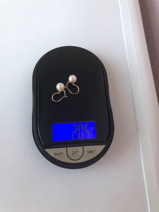 Pendientes Vintage Oro 14k 585 Perlas