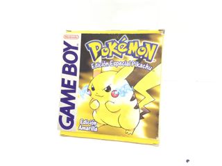 Juego Pokémon Edición Amarilla Game Boy