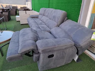 Sofá Relax Gris Mega