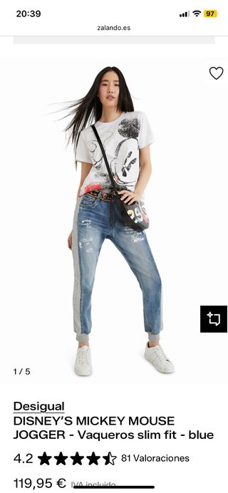 Pantalón Híbrido Mickey Mouse Desigual
