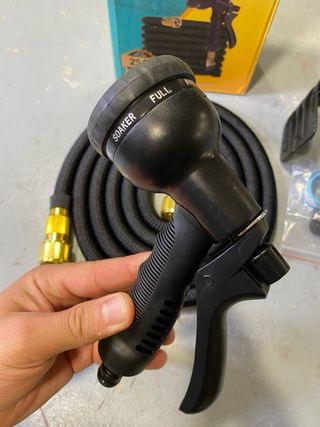 Mangueira Expansível 7.5m + Pistola Pulverizadora