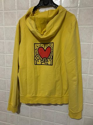 Felpa con zip e cappuccio Keith Haring Max&Co