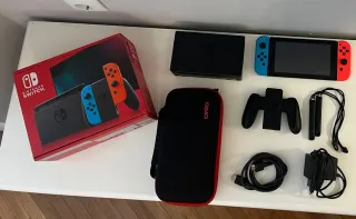 Nintendo Switch Azul/Rojo Completo