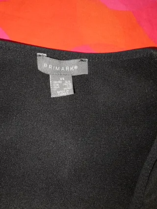 Body negro manga larga Primark
