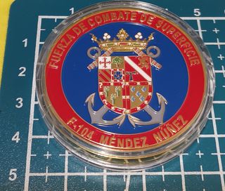 Moneda Armada Española F-104 Fragata Méndez Núñez