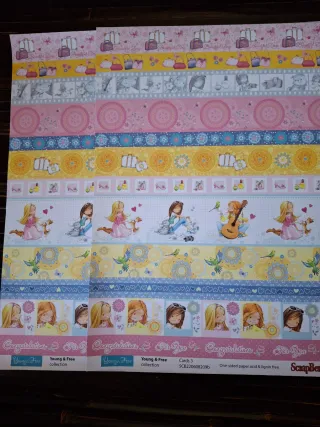Papel Scrapbooking Young & Free Springtime