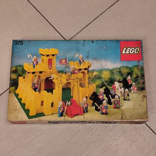 Scatola LEGO Castello Giallo 375 - 1978