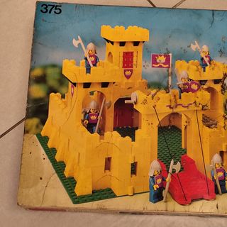 Scatola LEGO Castello Giallo 375 - 1978