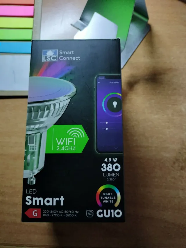 Lampadina GU10 Smart LSC RGB Alexa