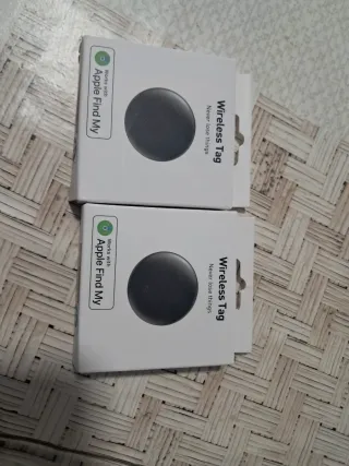 2x Rastreador GPS Inalámbrico Apple Find My