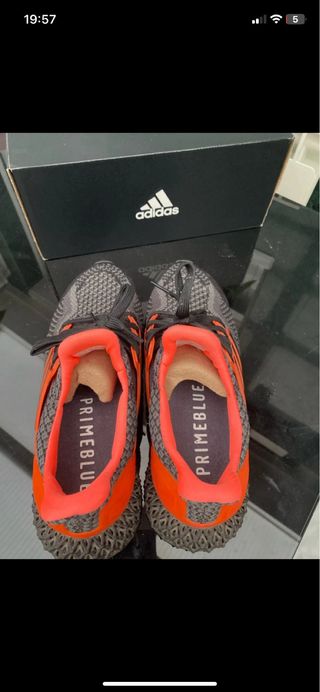 Zapatillas Adidas Ultraboost Gris Naranja