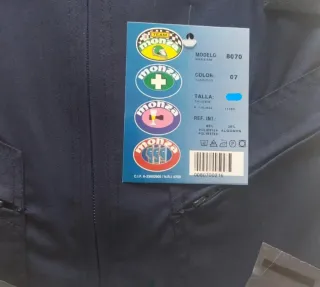 Mono de piloto Monza azul