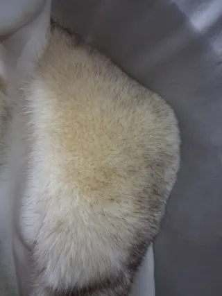 Stola scialle vera pelliccia cm 114