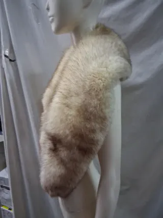 Stola scialle vera pelliccia cm 114