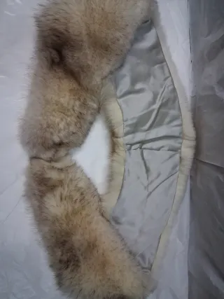 Stola scialle vera pelliccia cm 114