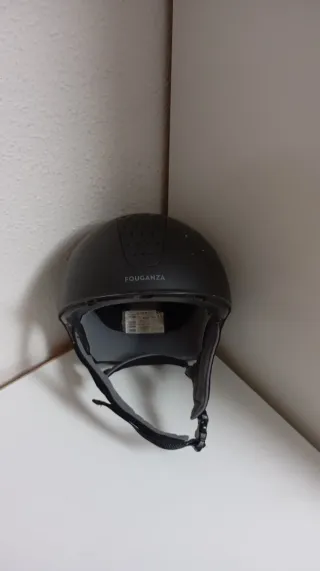 Casco de equitación Fouganza negro