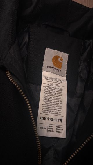 Chaqueta Carhartt Detroit Vintage Negra
