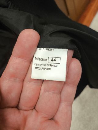 Chaqueta Lana Negra U.S. Polo Assn. Talla S