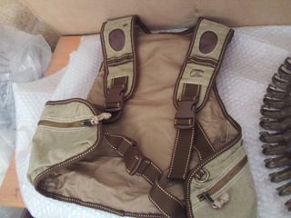 Chaleco/Mochila Tapiocca Beige 59cm