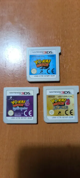 Pack 3 Juegos Yo-kai Watch 3DS