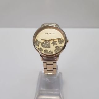 RELOJ VICEROY KISS 461144 ESFERA DORADA/CORREA METAL