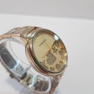 RELOJ VICEROY KISS 461144 ESFERA DORADA/CORREA METAL
