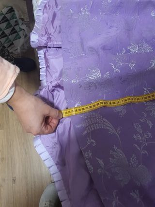 Traje Fallera Niña Morado/Plata 9-10 años