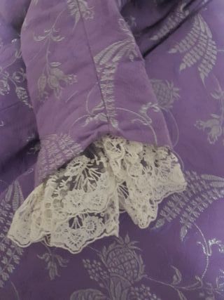 Traje Fallera Niña Morado/Plata 9-10 años