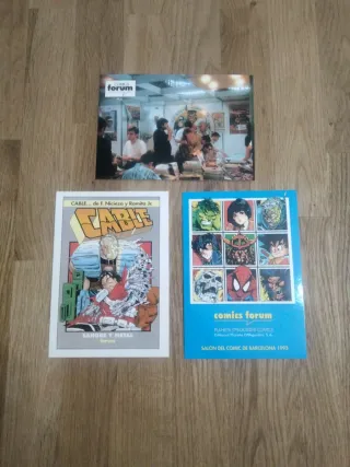 Lote de postales Cómics Forum para Rubén A.