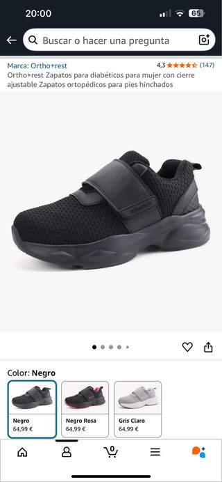 Zapatos Ortopédicos Diabéticos Mujer Ortho+rest