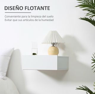 Comodini galleggianti bianchi