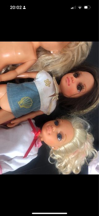 Lote 4 Muñecas Nancy Ropa Accesorios