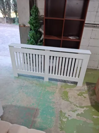 Cubreradiador blanco